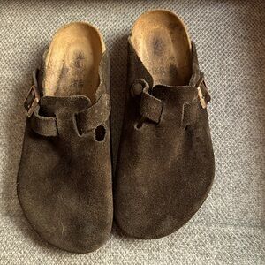 Birkenstock clog Suede brown 40r